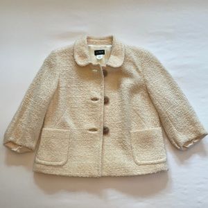 J.Crew Ivory Mandy Jacket